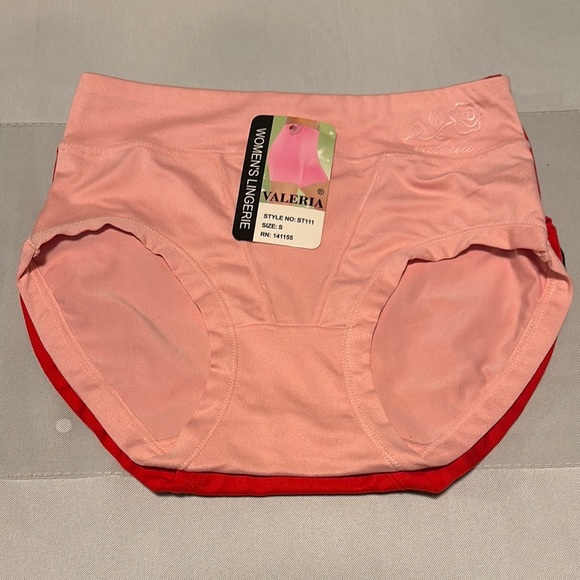 Set of 3️⃣ Valeria Women's Pink and Red Briefs - Picture 1 of 4